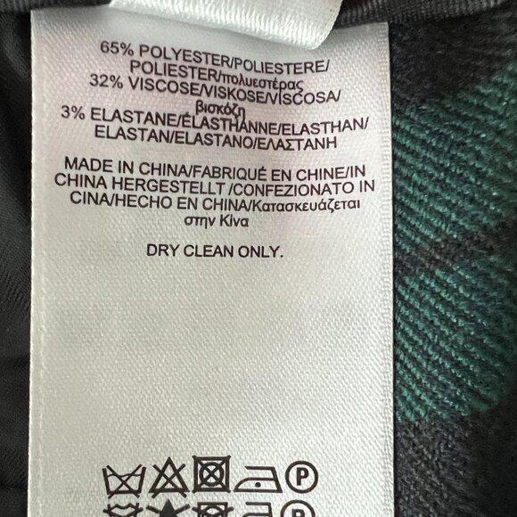 Brooks Brothers Natalie BlackWatch Tartan Plaid pants SZ 6 - Picture 12 of 12